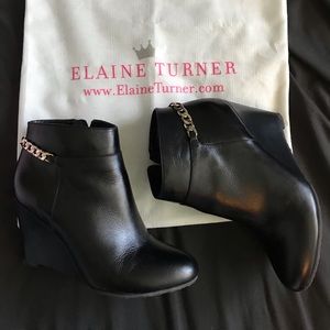 Elaine Turner Wedge Boots